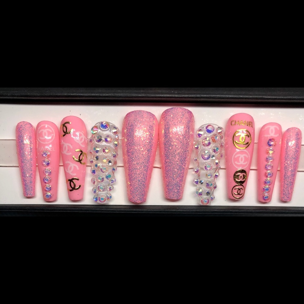 Press On False Finger Nails💜